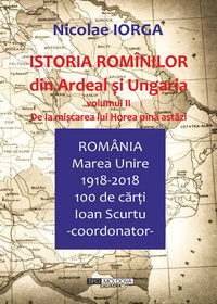 coperta carte istoria romanilor din ardeal si ungaria, vol. ii de nicolae iorga